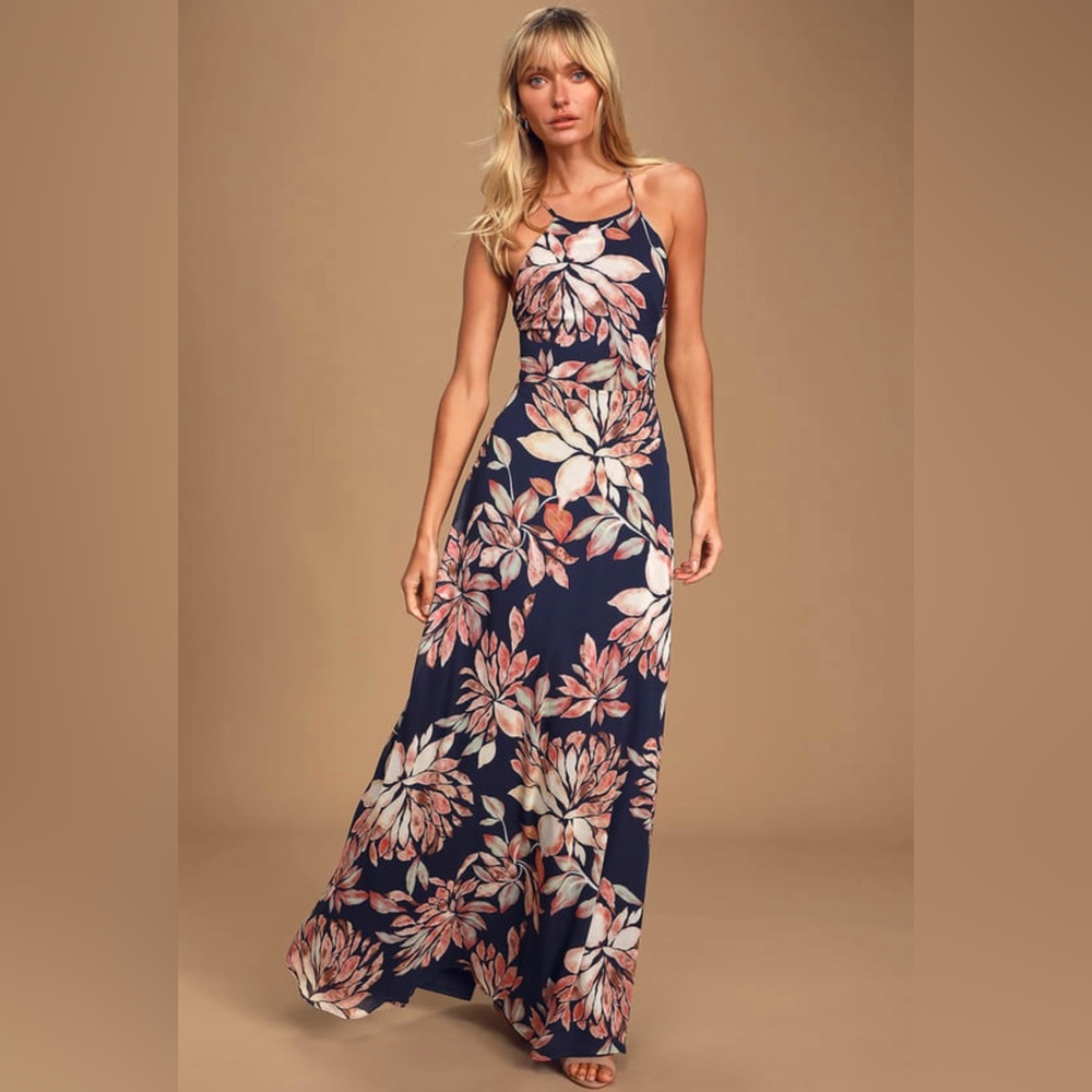 Lulus Floral Maxi Dress